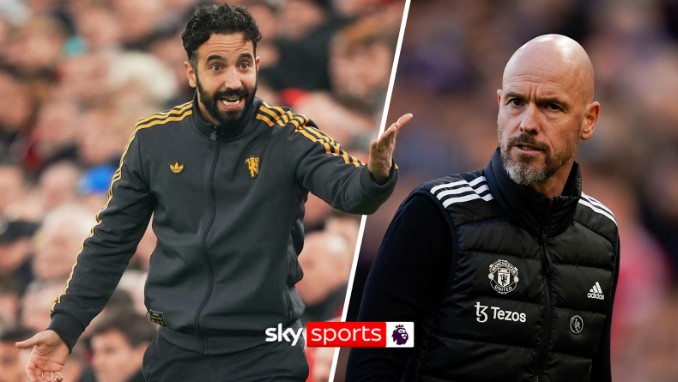 Comparing Ruben Amorim vs Erik ten Hag's Manchester United