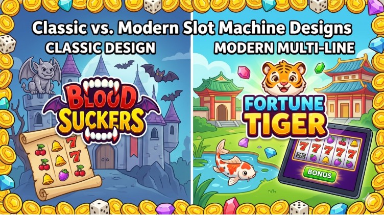 Classic vs. Modern Slot Machine Designs